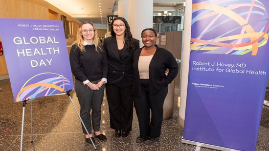 The winning team at the Global Health Day Intramural Global Health Case Competition